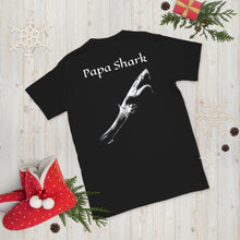 Papa Shark Christmas Shirt Short-Sleeve Unisex T-Shirt