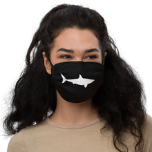 White Shark Black mask.  Matches everything. Premium face mask