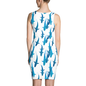 Lady Shark Sleek Dress Fitted