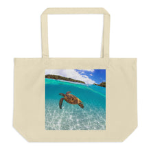 Save The Sea Turtles International Large organic tote bag