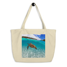 Save The Sea Turtles International Large organic tote bag