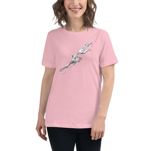 Mom Shark Women's Relaxed T-Shirt