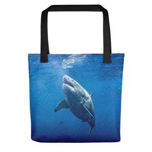 Great White Reusable Tote bag