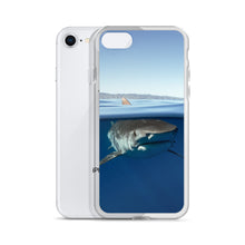 Tiger shark over under iPhone Case