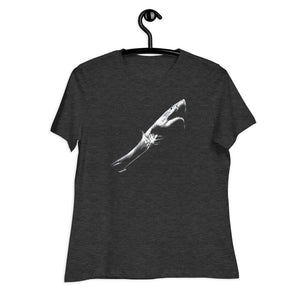 Mom Shark Women's Relaxed T-Shirt