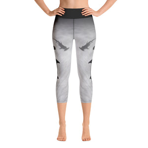 Hammerhead High Waisted Yoga Capri Leggings