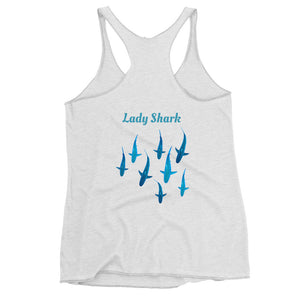 Lady Shark Next Level Women's Racerback Tank