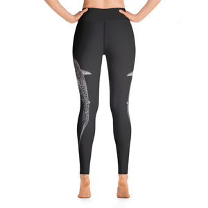 Tiger Shark High Waisted Yoga Leggings