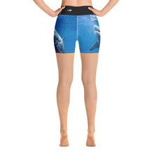 Great White Holiday Snow Yoga Shorts