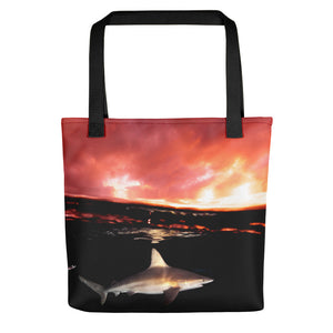 Sandbar Sunset reusable Tote bag