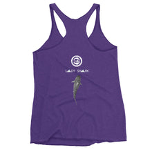 LADY SHARK! aka "The Claire Strand Design" Women's Racerback Tank