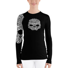 Marine Life Skull Save The Ocean Women's Rash Guard