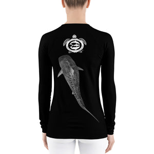 Shark and Turtle Women's Rash Guard