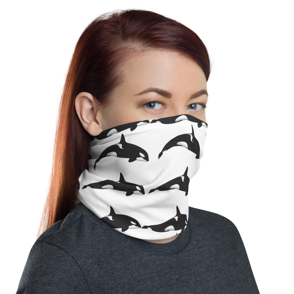 Orca Keiko Keep Them Wild Natalie Face Cover / Neck Gaiter