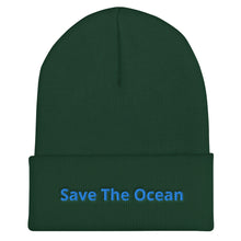 Save The Ocean Cuffed Beanie