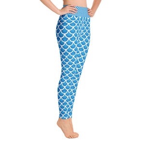 "The Mermaid Kayleigh" Mermaid Scale Yoga Leggings