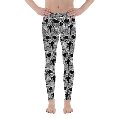 Marine Life Skull Tattoo Men's Dive Rashguard Pants