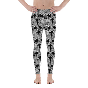 Marine Life Skull Tattoo Men's Dive Rashguard Pants