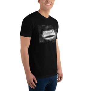 JuanSharks Smile OneOceanLogo Short Sleeve T-shirt