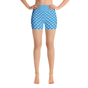 Mermaid Yoga Short Shorts