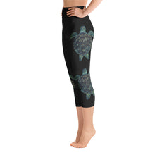 The Alexis Turtle Honu Under The sea Yoga Capri Leggings