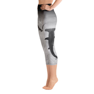 Hammerhead High Waisted Yoga Capri Leggings