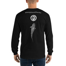 Tiger Shark #HelpSaveSharks Long Sleeve T-Shirt