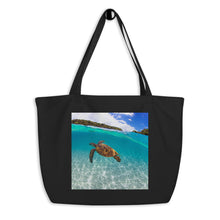 Save The Sea Turtles International Large organic tote bag