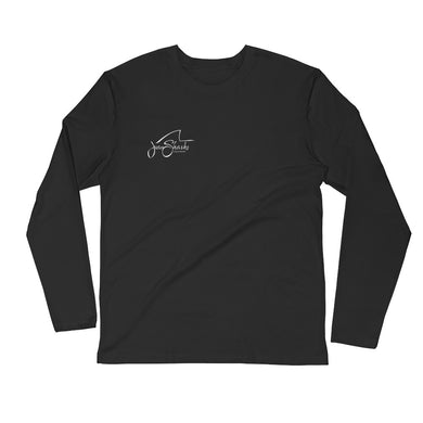 Juan Shark Signature Great White Long Sleeve Fitted CrewSoft breathable