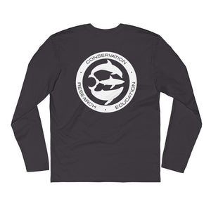 Skull Ocean JuanSharks Long Sleeve Fitted Crew