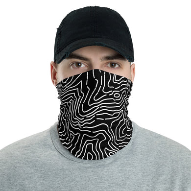 Ocean Mapping Face Cover. Unisex. Neck Gaiter