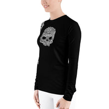 Marine Life Skull Save The Ocean Women's Rash Guard