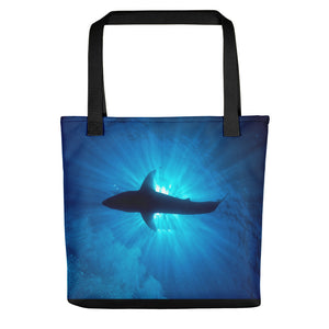 Great White Reusable Tote bag
