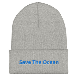 Save The Ocean Cuffed Beanie