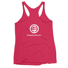 Lady Shark Claire Nikki Dorsal Women's Racerback Tank