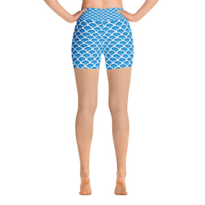 Mermaid Yoga Short Shorts