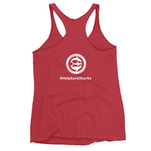 Lady Shark Claire Nikki Dorsal Women's Racerback Tank