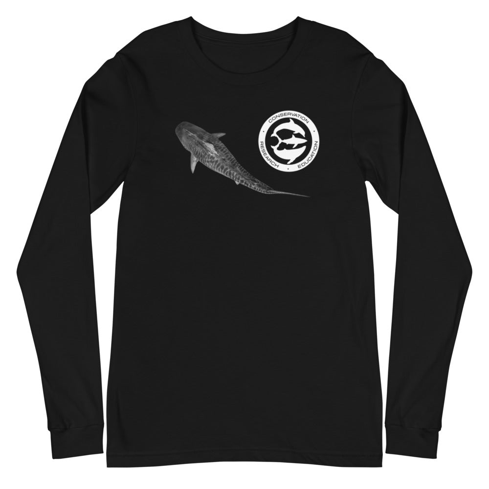 Tiger Style, shark smile, Unisex Long Sleeve Tee