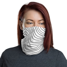 Ocean White Contour face Cover / Neck Gaiter