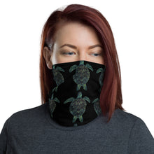 Sea Turtle Black Matches Everything Face Cover / Neck Gaiter