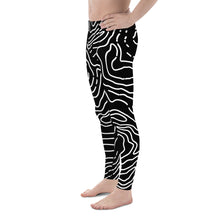 Men's Ocean Map Surf, Swim, Yoga Leggings