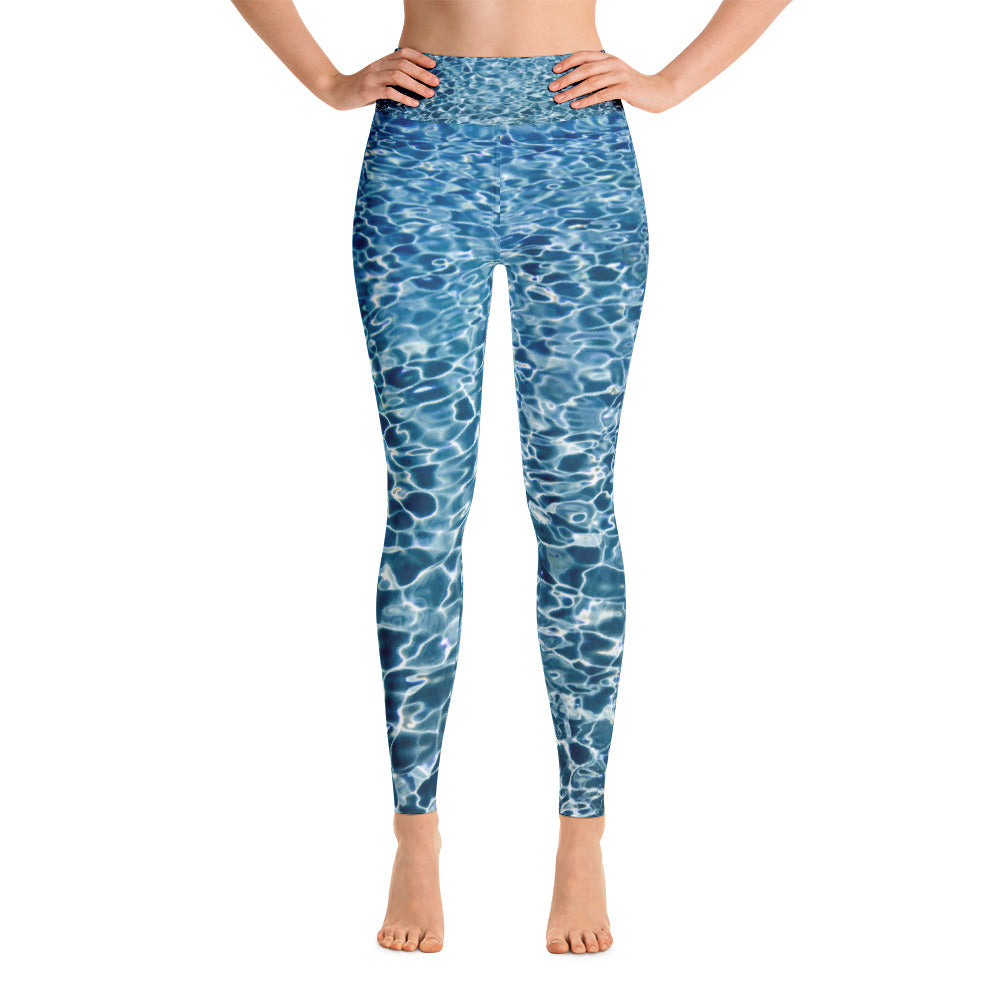 Save The Ocean Water Yoga Full Length Leggings