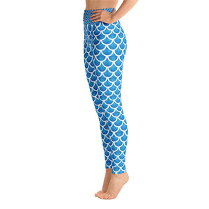 "The Mermaid Kayleigh" Mermaid Scale Yoga Leggings