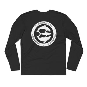 Skull Ocean JuanSharks Long Sleeve Fitted Crew