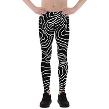 Men's Ocean Map Surf, Swim, Yoga Leggings