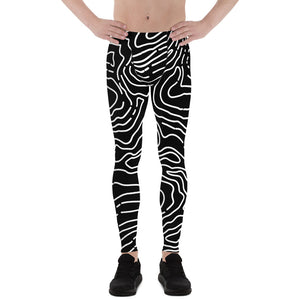 Men's Ocean Map Surf, Swim, Yoga Leggings