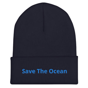 Save The Ocean Cuffed Beanie