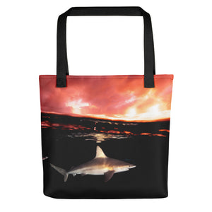 Sandbar Sunset reusable Tote bag