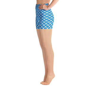 Mermaid Yoga Short Shorts