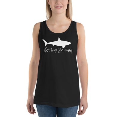 Just Keep Swimming Unisex Tank Top